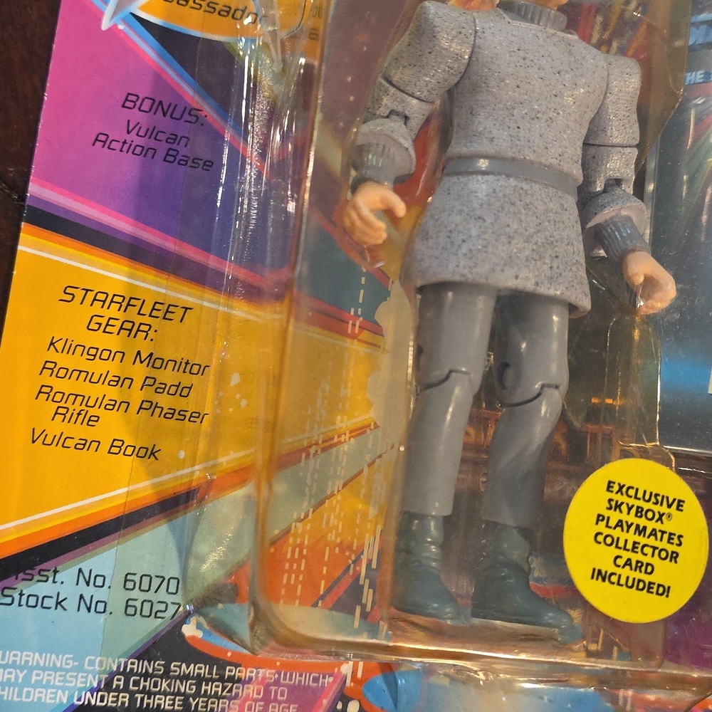 Star Trek  The Next Generation Ambassador Spock Action Figure Plus Card - Picture 4 of 5